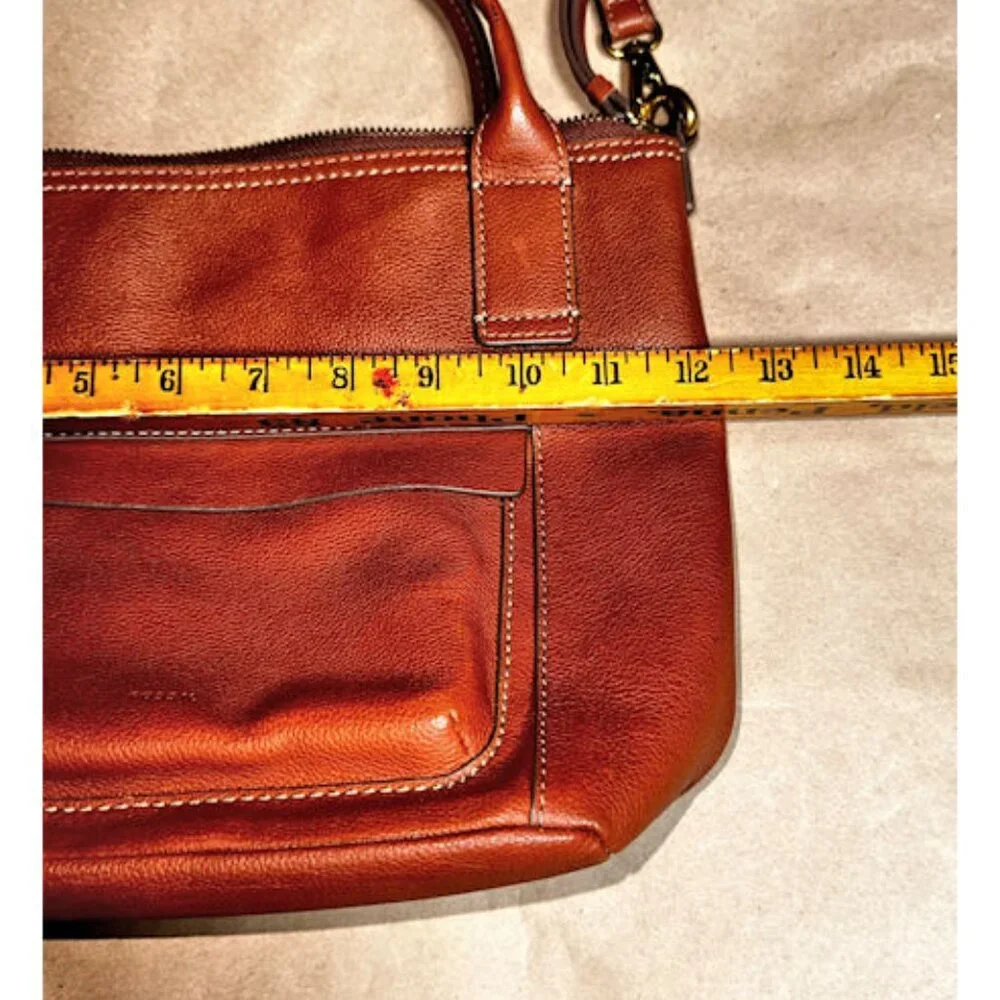 Fossil Saddle Brown Handbag - Picture 9 of 10